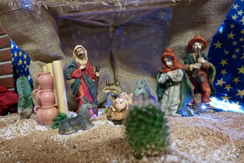 Presepe Scuola Sec. di I grado Conte - Natale 2022